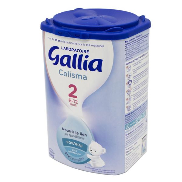 GALLIA CALISMA 2 - Bte/800g Lait en Poudre 2e Age Pronutra+