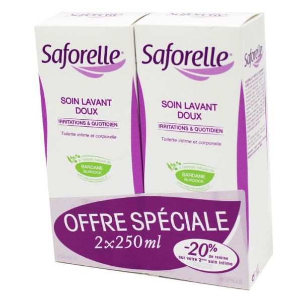 Soin Lavant Doux Toilette Intime et Corporelle 250 ml SAFORELLE | P