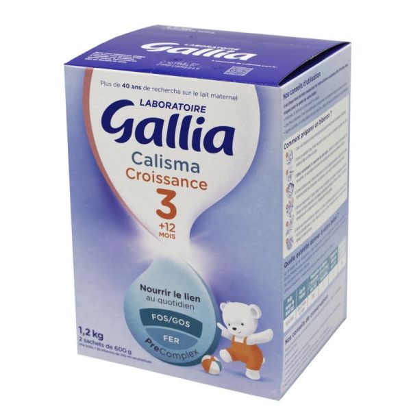 GALLIA Calisma 3 AGE Lait CROISSANCE de 12 mois à 3 ans (800g)