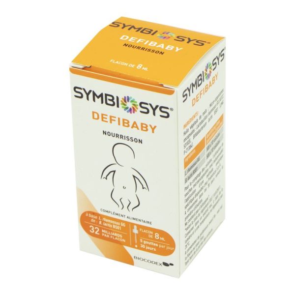 Symbiosys Defibaby nourrisson gouttes - Probiotiques Immunité bébé