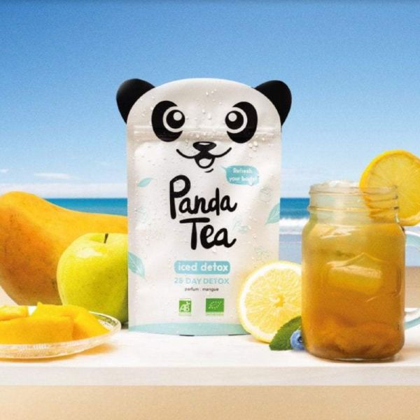 Panda Tea iced tea detox - Mango 28 bags