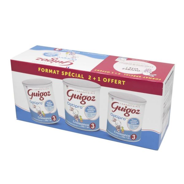 GUIGOZ - LAIT LIQUIDE BEBE DE CROISSANCE Pack de 6 briques de 1L - Laits et  Céréales/Lait de Croissance 