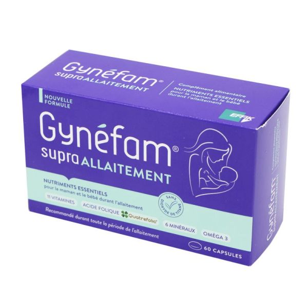Gynefam Supra Allaitement, boîte de 60 capsules - La Pharmacie de Pierre