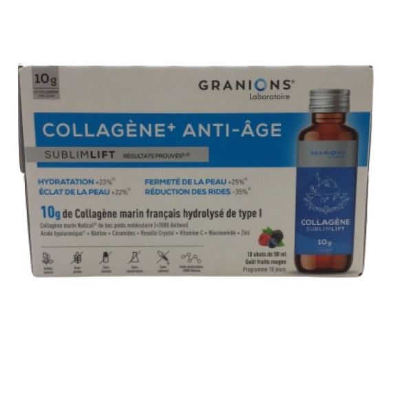 Laboratoire GRANIONS - Collagène+ Anti-âge - Programme 10 jours - 3760155218053