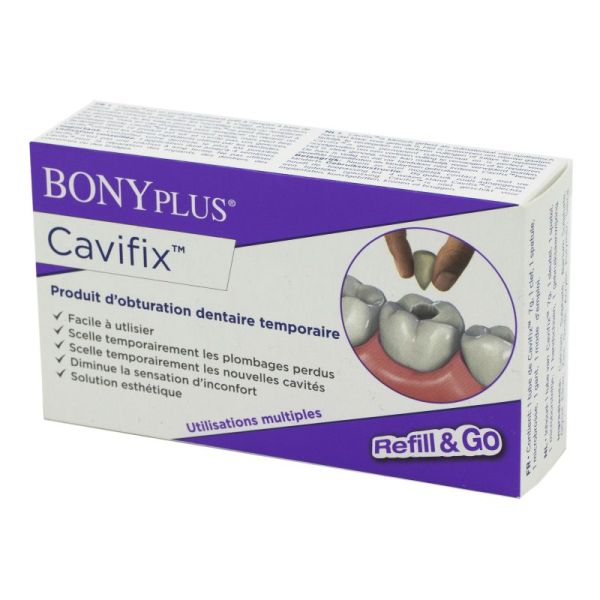 BONYPLUS CAVIFIX Kit Dentaire - Produit d' Obturation Dentaire