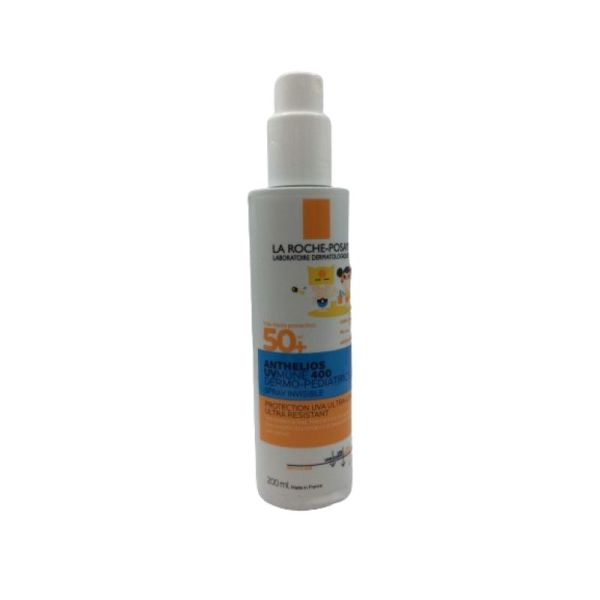 LA ROCHE POSAY - Anthelios UVMUNE400 - Dermo-pediatrics spray invisible - Très haute protection 50+spf - 200 ml - 3337875886055