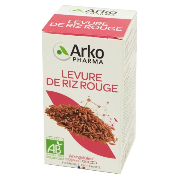 ARKOGELULES Levure de Riz Rouge 2.9 mg de Monacolines - Bte/120 -  3578835503791