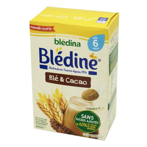 Achat Blédina - Blédine Céréales Saveur Biscuitée Bébé Dès 6 mois, 400g
