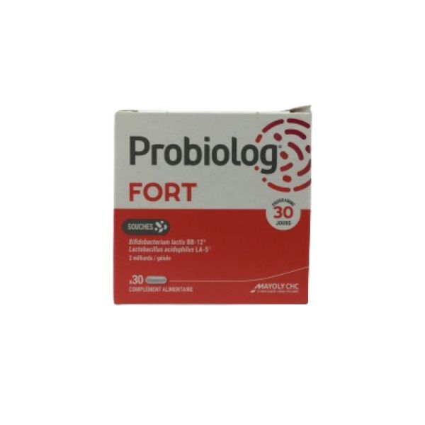 PROBIOLOG FORT 30 Gélules - Equilibre du Microbiote Intestinal