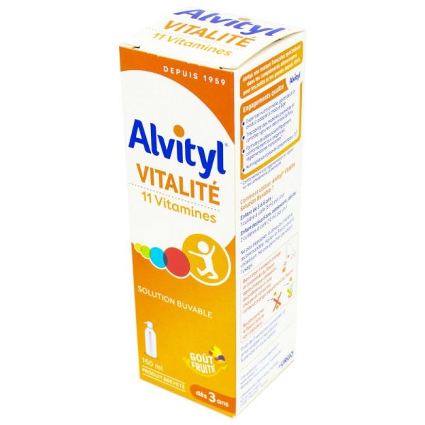 Alvityl sirop 11 vitamines enfant de 150 ml