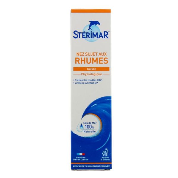 STERIMAR NEZ BOUCHE au Cuivre - Hypertonique - 50ml - 3331300097283