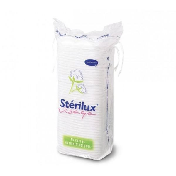 STERILUX ES Compresses Stériles 7.5 x 7.5 cm, Compresse de Gaze Coton, Soin  et Protection des Plaies