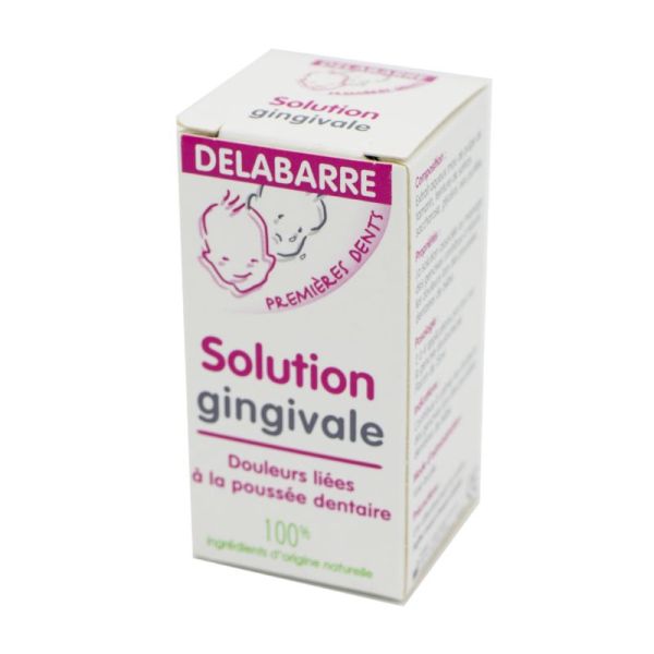 Delabarre Gel gingival - Premières dents de bébé - Poussée dentaire