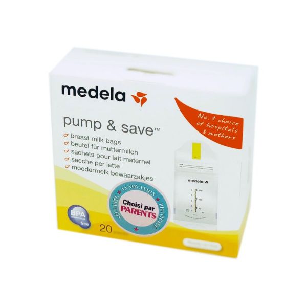 Sachets de conservation pour lait maternel 25Pcs - Medela
