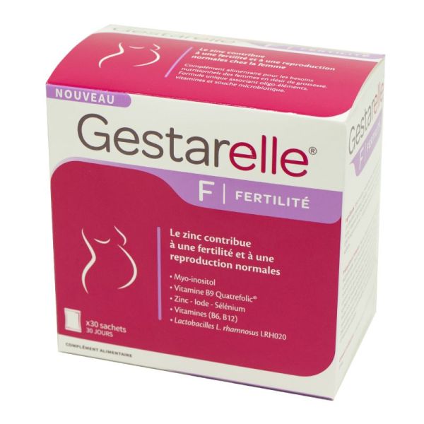 Gestarelle F Fertilité sachets - Vitamine B9 - Désir de grossesse
