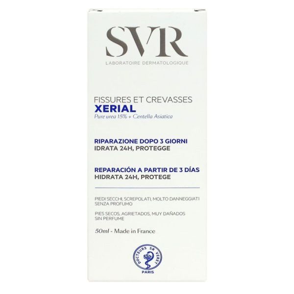 SVR Xerial fissures crevasses crème protectrice mains pieds 50ml