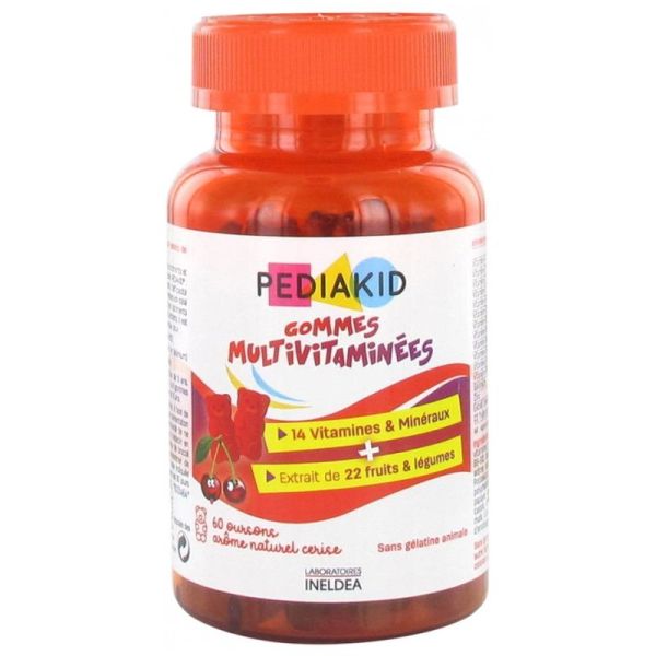 Pediakid Gummies multivitaminés 60 gommes