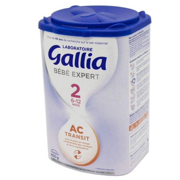 GALLIA CALISMA 1 Mini Biberons 70ml x6 avec Tétine - Lait Liquide - 0 à 6  Mois - 3041091477835