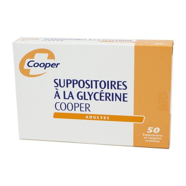 SUPPOSITOIRES A LA GLYCERINE COOPER ADULTES, 50 suppositoires Pharmaci