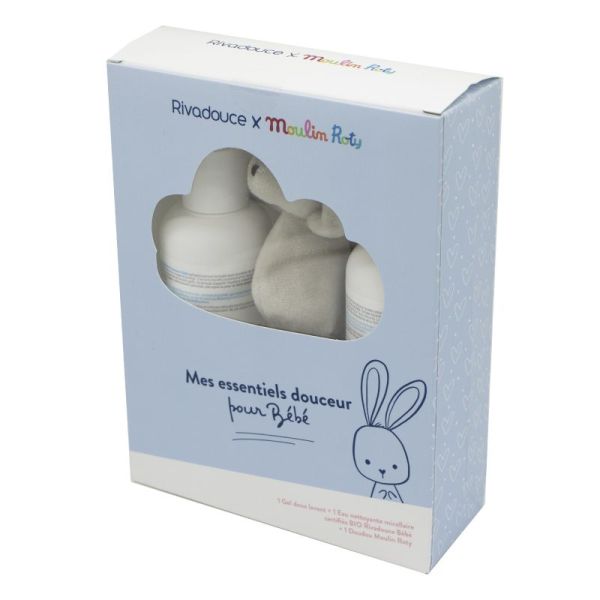 Rivadouce Et Moulin Roty Coffret Mes Essentiels Douceur Pour Bebe