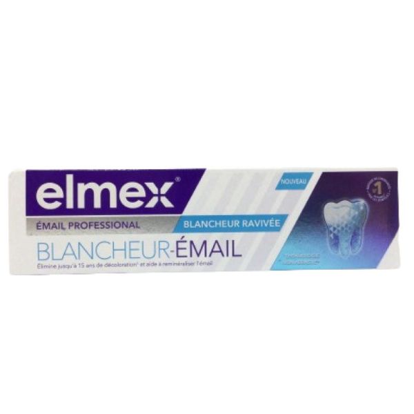 ELMEX - Émail Professional , Blancheur Ravivé , TBE/75 ml , 8718951570443