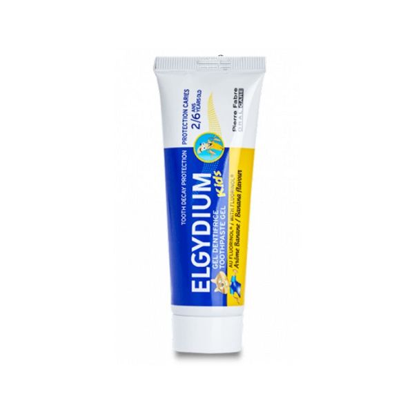 Elgydium Kids Dentifrice Protection Caries 50ml Arome Banane