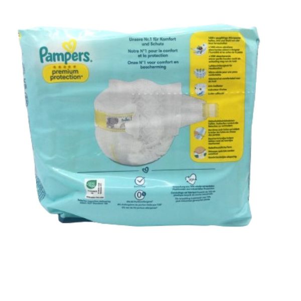 PAMPERS Micro New Baby Couches pour Prématurés et Nouveau Nés de 1 à 3 kg - Paquet/24 Couches , 8700216207669