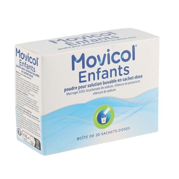 Movicol Enfant, poudre pour solution buvable - 20 sachets