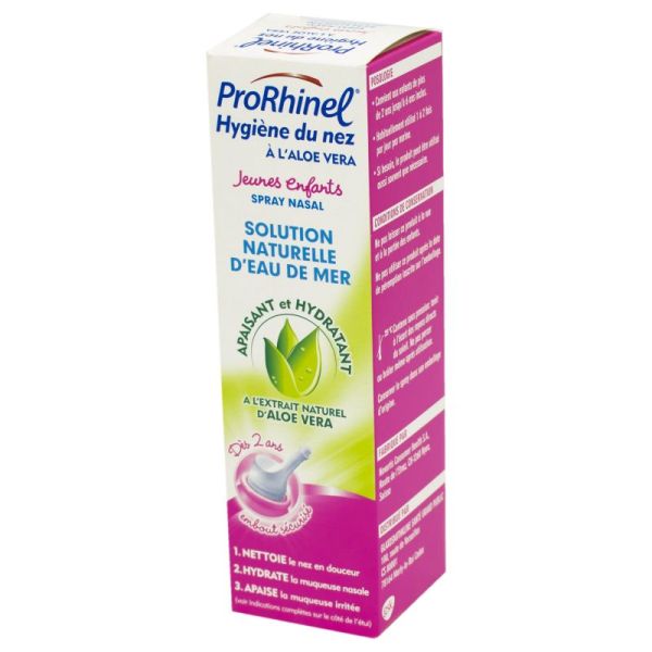 Prorhinel hygiène du nez solution naturelle d'eau de mer spray 100 ml -  Pharmacie de Fontvieille