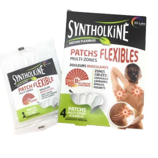 EG LABO - Syntholkiné, 4 PATCHS FLEXIBLES multi-zones - 3615840000515