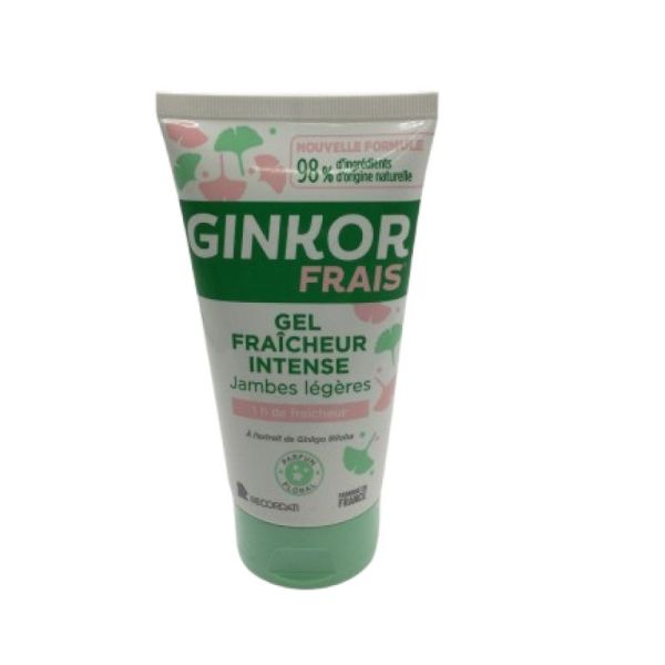 GINKOR - Gel Fraîcheur intense - Jambes légères - 150 ml - 3665490000113