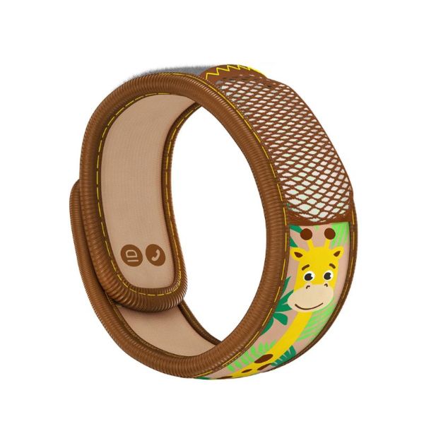 Parakito Kids Bracelet Girafe Bracelet Anti Moustiques Rechargeable Enfant De 3 A 7 Ans Bte 1