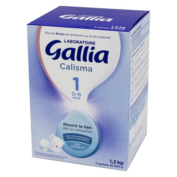 GALLIA CALISMA 1 - Boîte/1.2kg (2x 600g) - Lait en Poudre 1er Age