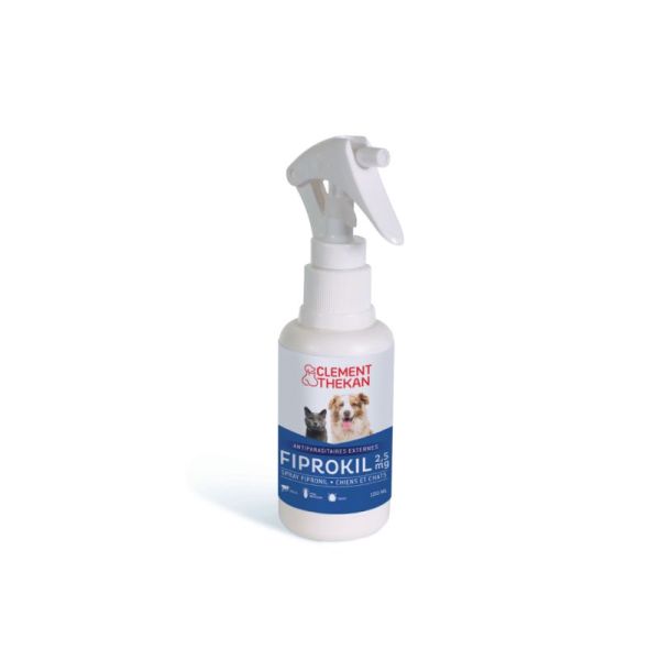 CLEMENT THEKAN - Fiprokil 2,5mg - Chiens et Chats - Antiparasitaires externes - 100 ml - 3283021955666