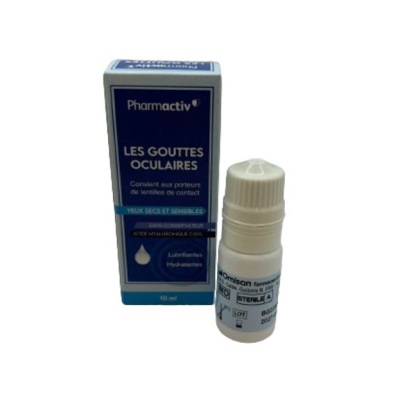 PHARMACTIV - Les Gouttes oculaires - 10 ML - 8015658009635