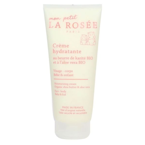 Mon Petit La Rosée Crème hydratante bébé beurre karité aloe vera 200ml